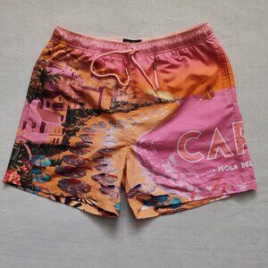 HOTEL FRANKS BY CAMILLA "Capri Me" Men's Swim Board Shorts - Size M Luxury